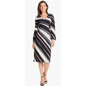 Maggy London Women's Bell Sleeve Sheath Dress Size 2